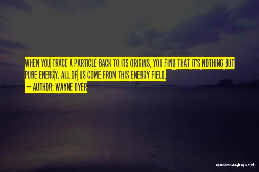 Energy Fields Quotes By Wayne Dyer