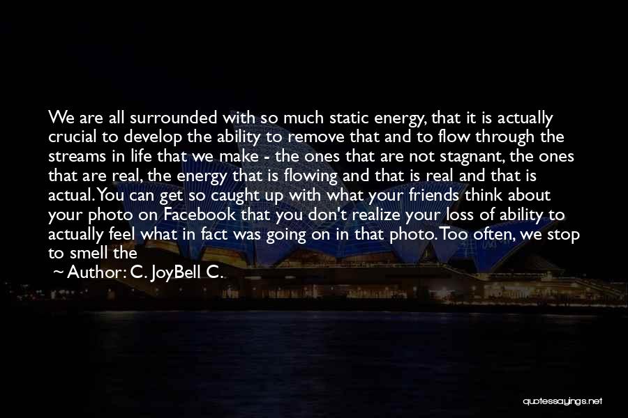 Energy Flow Quotes By C. JoyBell C.