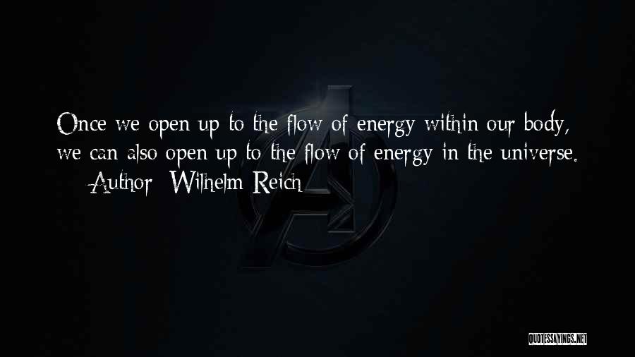 Energy Flow Quotes By Wilhelm Reich