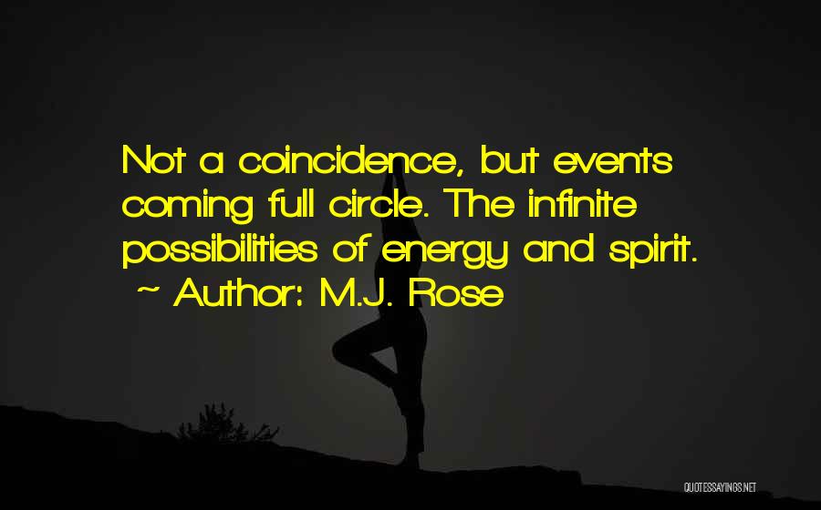 Energy Full Quotes By M.J. Rose