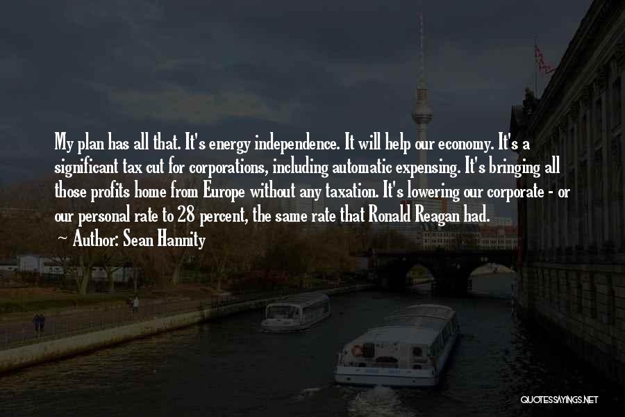 Energy Independence Quotes By Sean Hannity