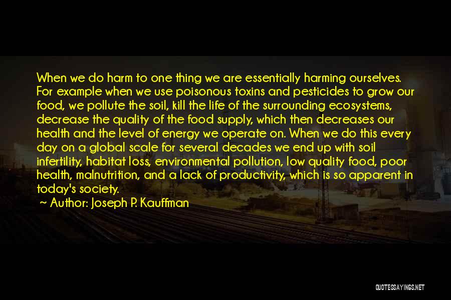 Energy Level Life Quotes By Joseph P. Kauffman