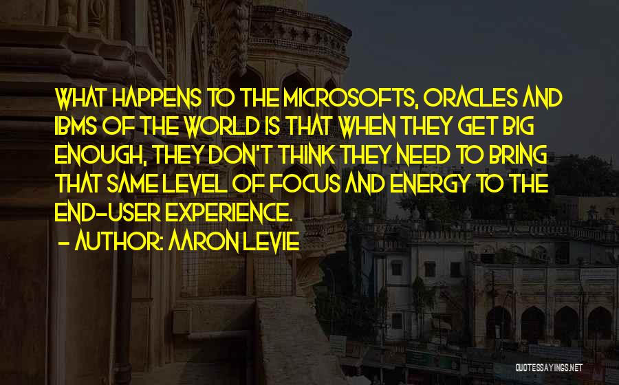 Energy Level Quotes By Aaron Levie