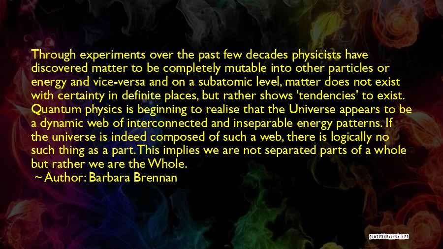 Energy Level Quotes By Barbara Brennan