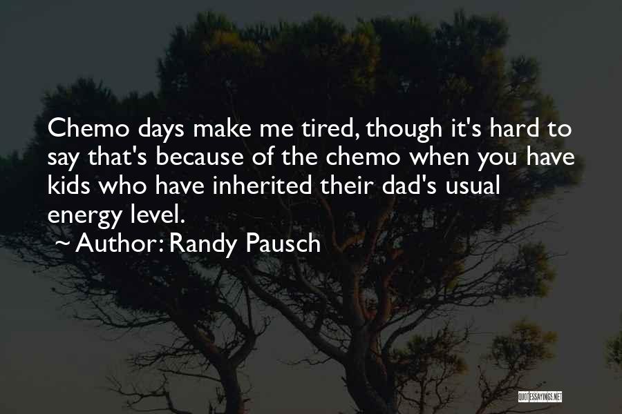 Energy Level Quotes By Randy Pausch