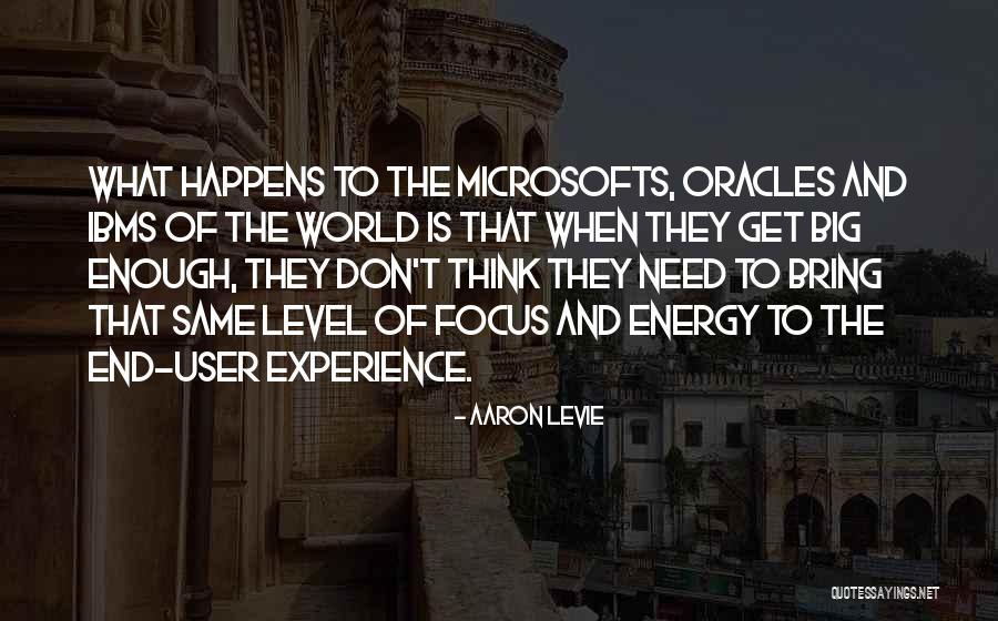 Energy Of The World Quotes By Aaron Levie