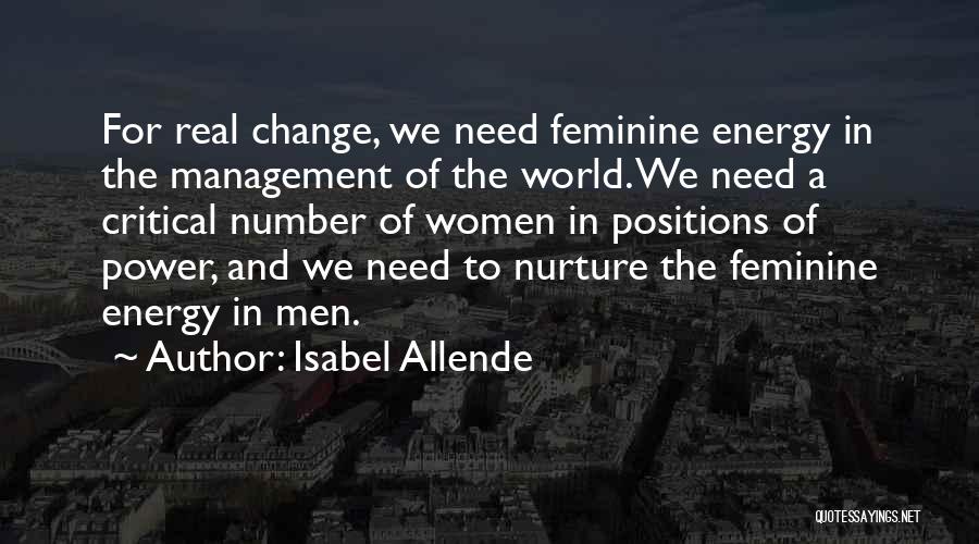 Energy Of The World Quotes By Isabel Allende