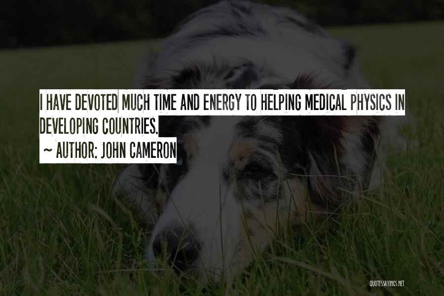 Energy Physics Quotes By John Cameron