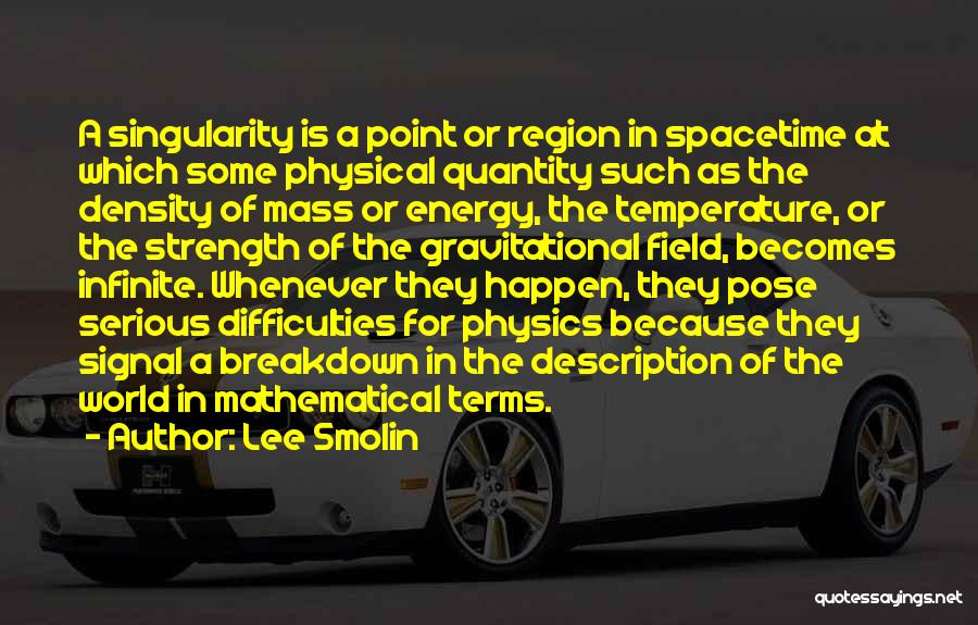 Energy Physics Quotes By Lee Smolin