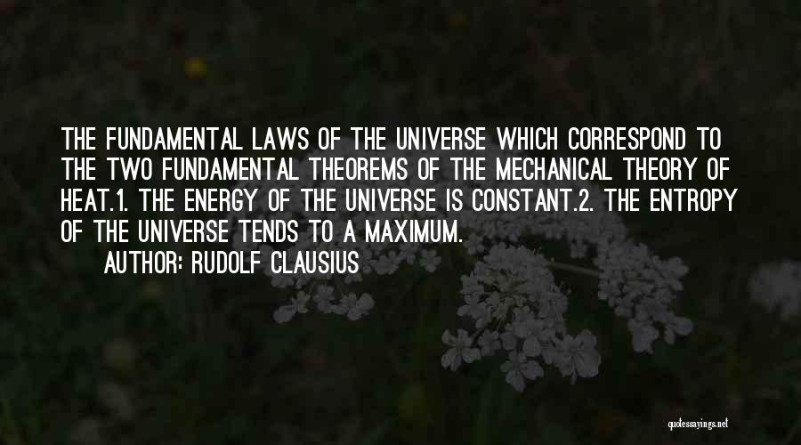 Energy Physics Quotes By Rudolf Clausius