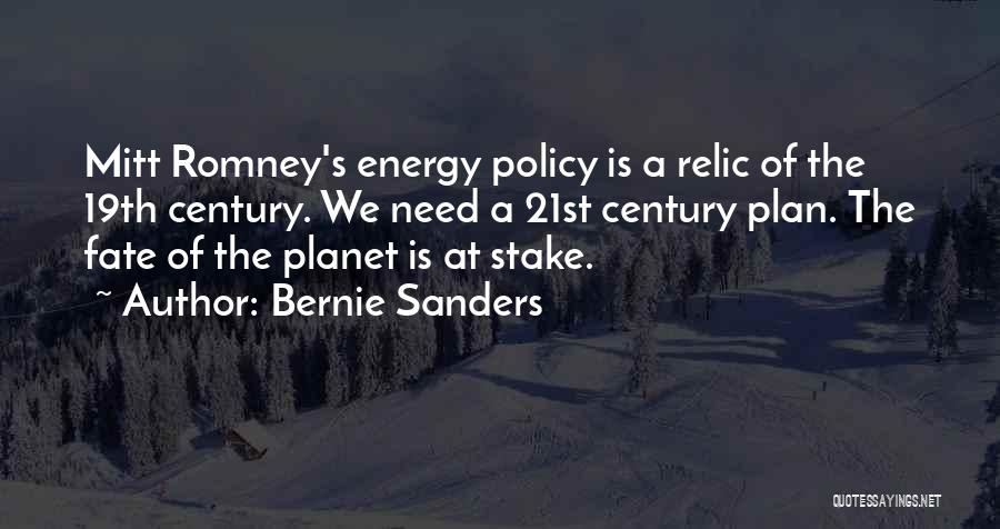 Energy Policy Quotes By Bernie Sanders