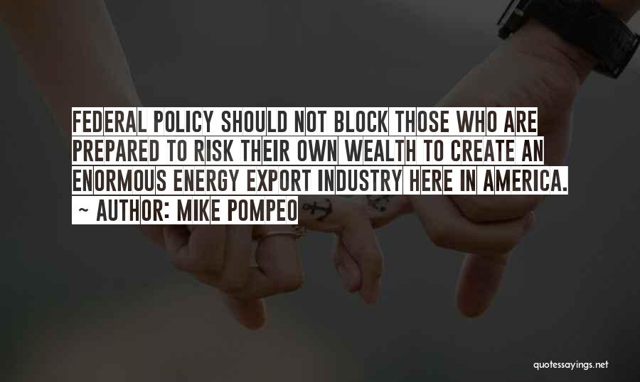Energy Policy Quotes By Mike Pompeo
