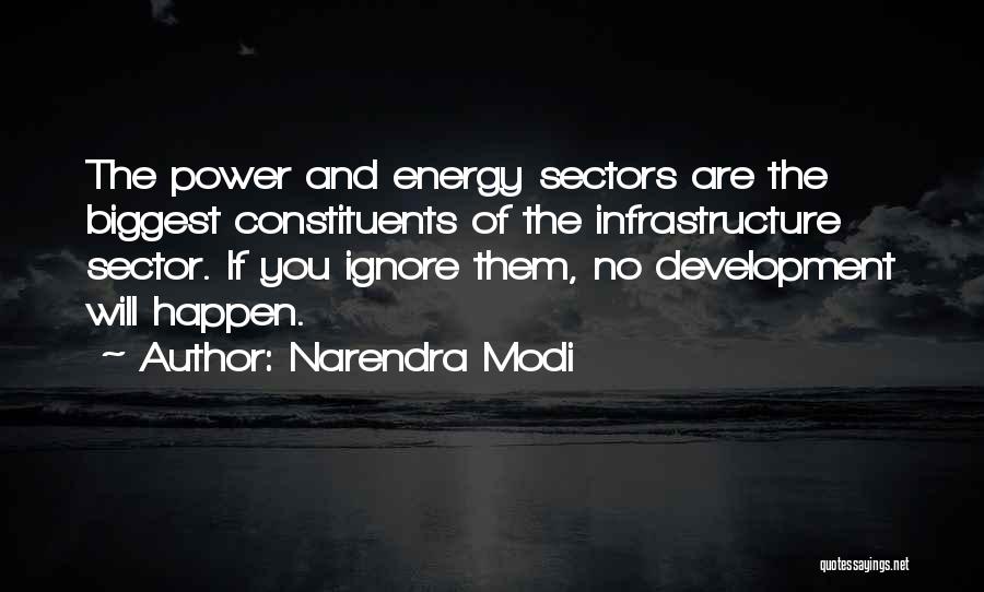 Energy Sector Quotes By Narendra Modi
