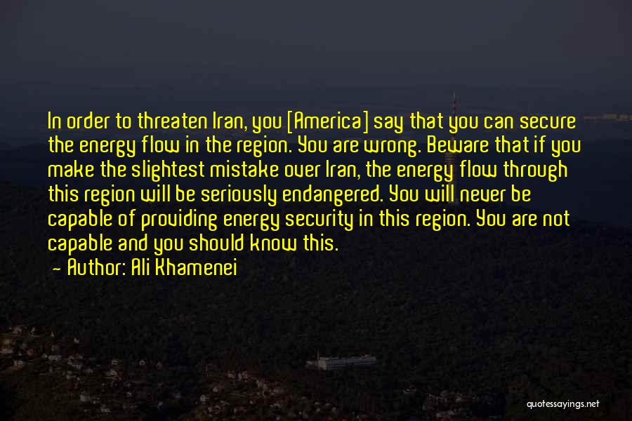 Energy Security Quotes By Ali Khamenei