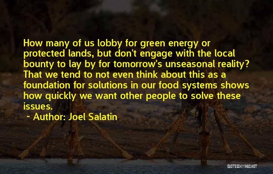 Energy Security Quotes By Joel Salatin