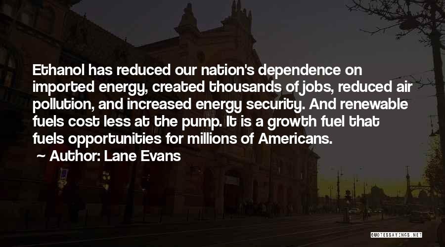 Energy Security Quotes By Lane Evans