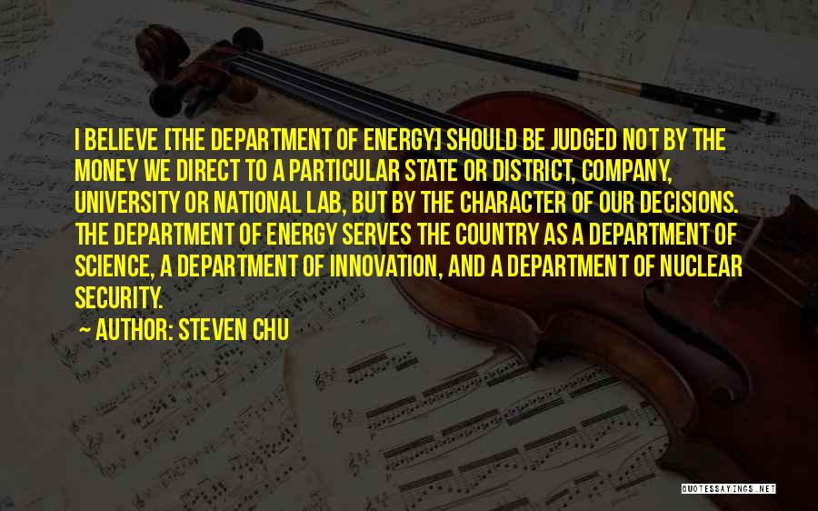 Energy Security Quotes By Steven Chu