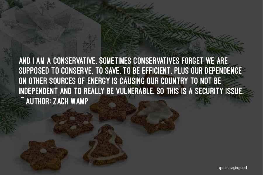 Energy Security Quotes By Zach Wamp