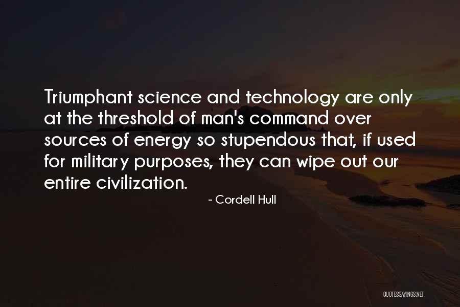 Energy Sources Quotes By Cordell Hull