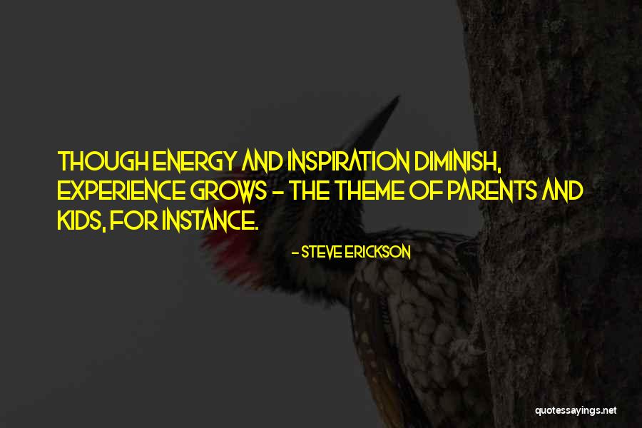 Energy Theme Quotes By Steve Erickson Energy Theme Quotes By Steve Erickson