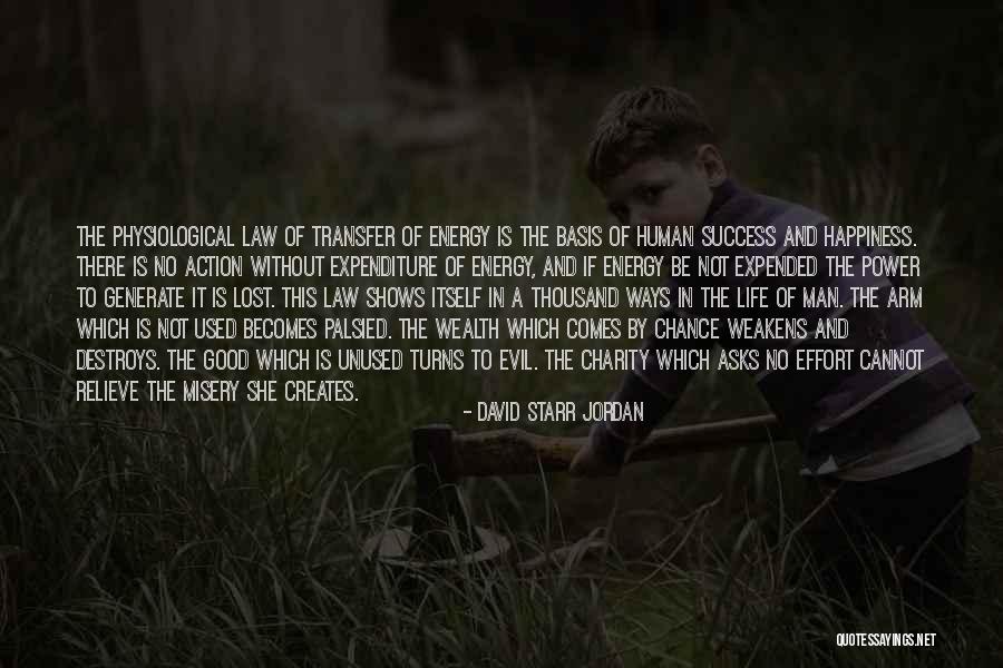 Energy Transfer Quotes By David Starr Jordan Energy Transfer Quotes By David Starr Jordan