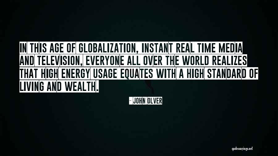 Energy Usage Quotes By John Olver