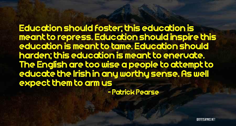 Enervate Quotes By Patrick Pearse