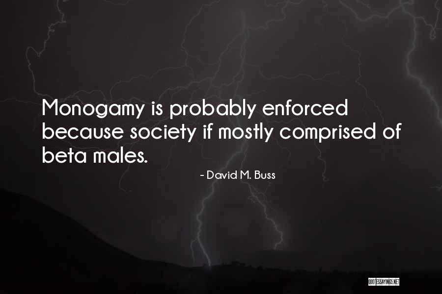Enforced Monogamy Quotes By David M. Buss Enforced Monogamy Quotes By David M. Buss