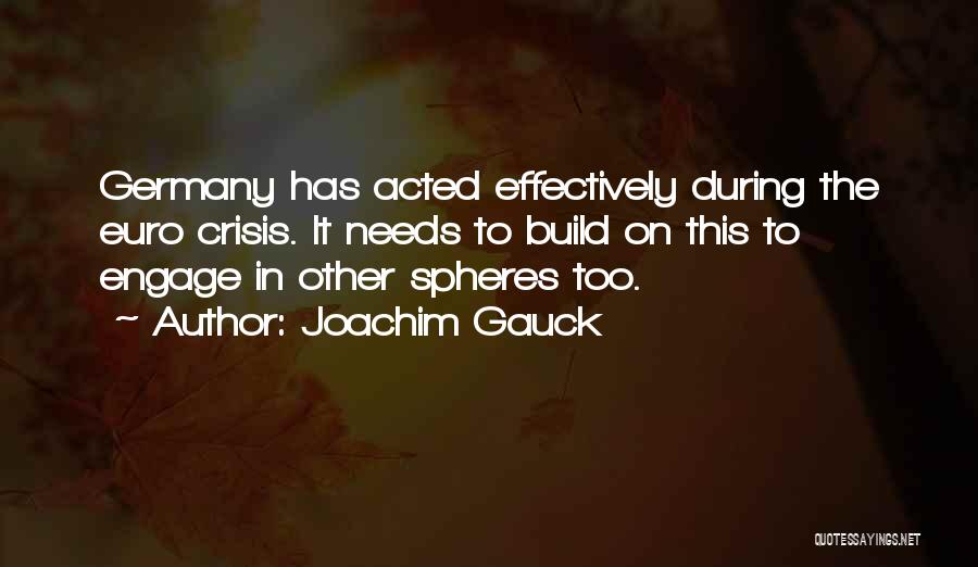 Engage Quotes By Joachim Gauck