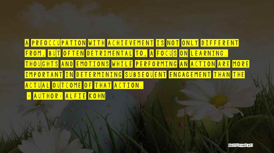 Engagement And Learning Quotes By Alfie Kohn