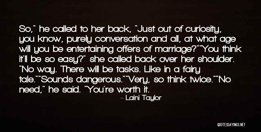 Engagement And Marriage Quotes By Laini Taylor