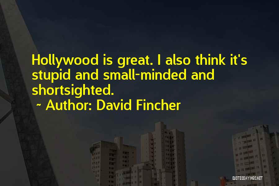 Engangsmasker Quotes By David Fincher