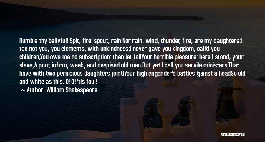 Engender Quotes By William Shakespeare