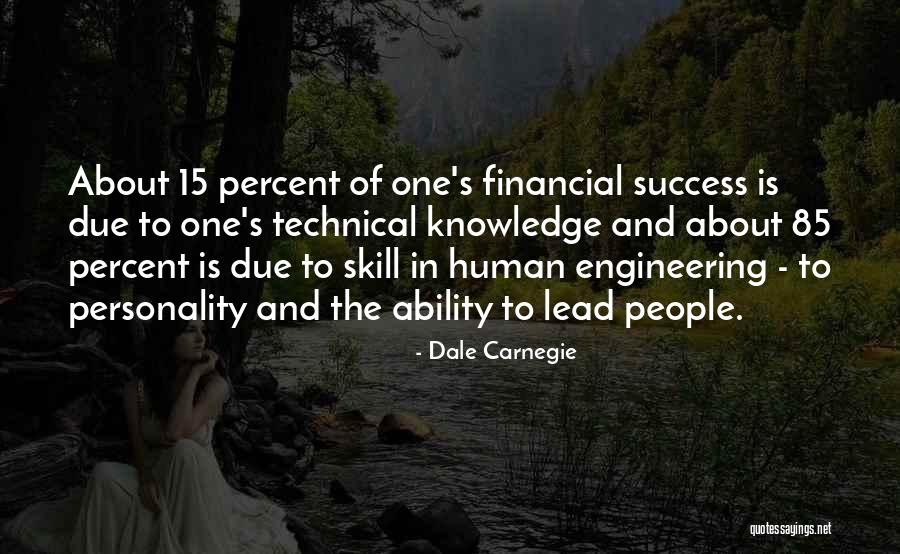 Engineering Success Quotes By Dale Carnegie