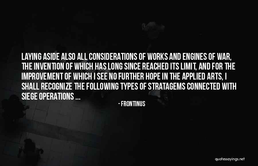 Engines And Things Quotes By Frontinus Engines And Things Quotes By Frontinus