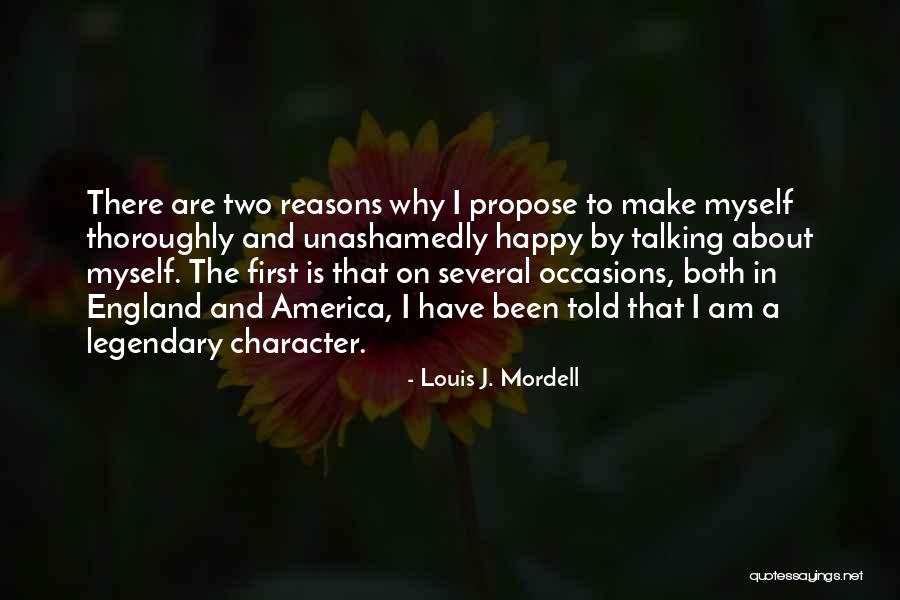 England And America Quotes By Louis J. Mordell England And America Quotes By Louis J. Mordell