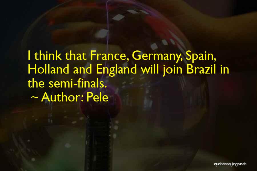 England And France Quotes By Pele