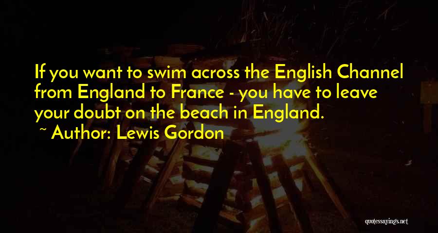 England Quotes By Lewis Gordon