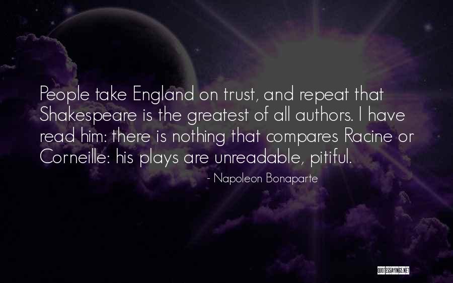 England Shakespeare Quotes By Napoleon Bonaparte