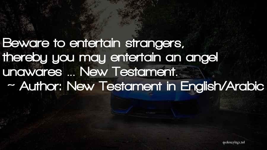 English Attitude Quotes By New Testament In English/Arabic