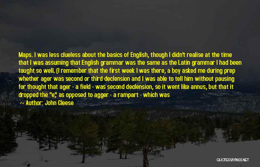 English Classroom Quotes By John Cleese