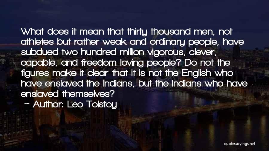 English Clever Quotes By Leo Tolstoy