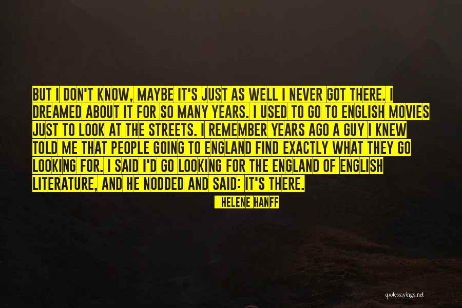 English For Quotes By Helene Hanff English For Quotes By Helene Hanff