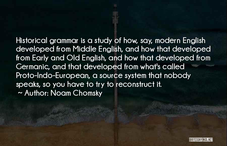 English Grammar Quotes By Noam Chomsky