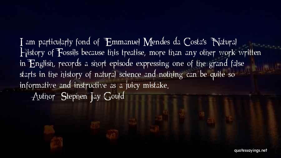 English History Quotes By Stephen Jay Gould