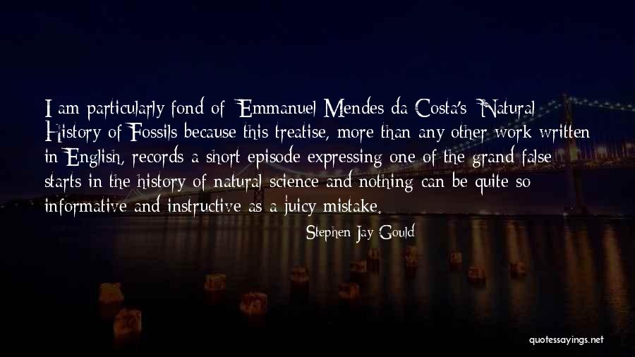 English History Quotes By Stephen Jay Gould