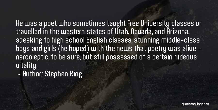English Humour Quotes By Stephen King
