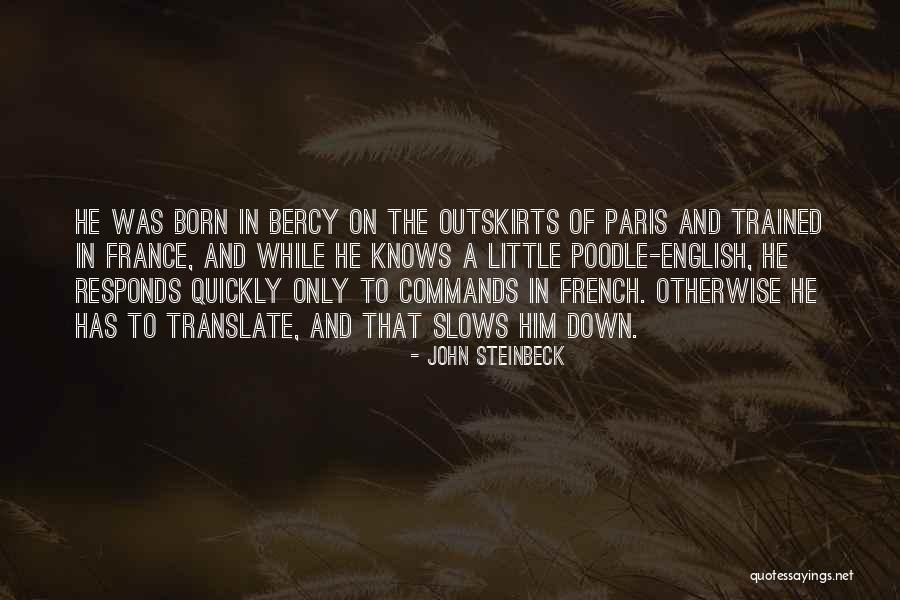 English In French Quotes By John Steinbeck English In French Quotes By John Steinbeck