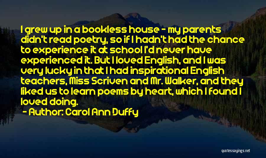 English Inspirational Quotes By Carol Ann Duffy