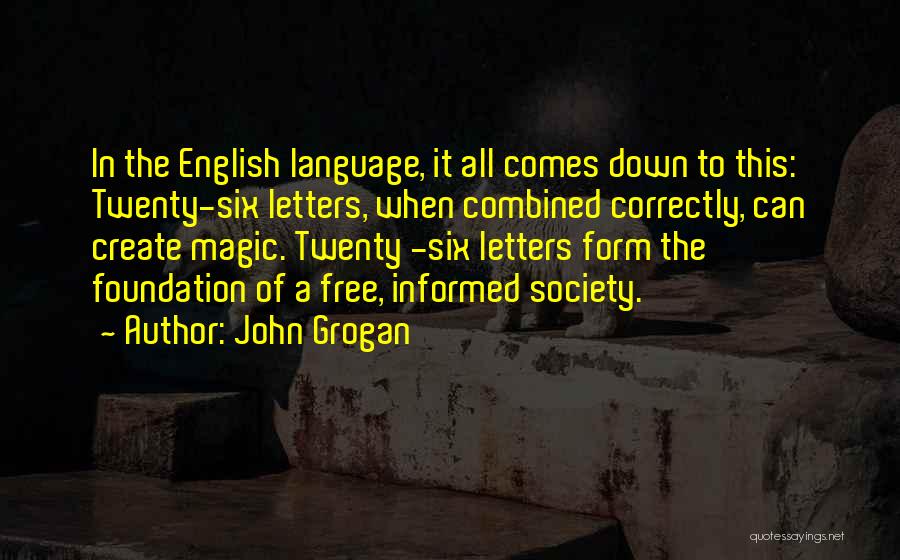 English Inspirational Quotes By John Grogan